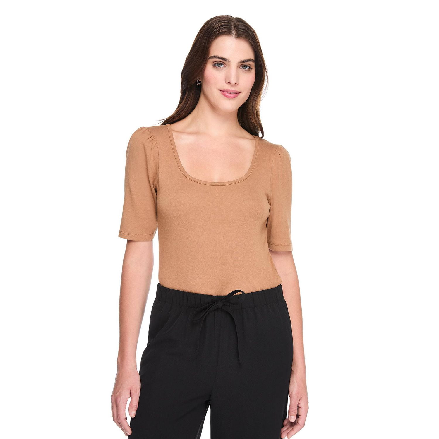 George Women's Puff-Sleeve Top