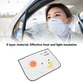 thumbnail image 4 of Sun Blocker 3 Layer Baby Vehicle Window Curtain Car Sun Shade, UV , Heat Insulation, Privacy and Comfort with Quick Installation for All Car Models, 4 of 7