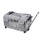 AxGear Roue de chariot de transport d'animaux de compagnie roulants