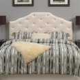 thumbnail image 3 of Dawson Pearl Faux Leather Upholstered Queen Headboard, 3 of 10