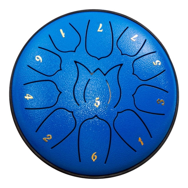 LSLJS 6-inch 11 Tone Children's Hand Drum Forget Worry Drum Adult Hand Disc Drum