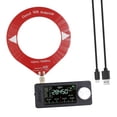 thumbnail image 2 of Bunblic SI4732 Mini Radio Compact Headphone Jack Broadcasting for Backpacking Hiking Black Red, 2 of 8