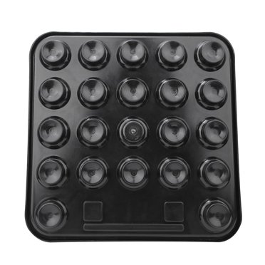 Fosa Rangement de Table de Billard, Plastique Durable Support de Rangement de Table de Billard 22 Balles Boîte Accessoires de Fournitures de Billard, Rangement de Table de Billard
