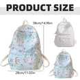 thumbnail image 3 of Cute Preppy Bag Printed Kawaii Backpack Aesthetic School Backpack Laptop Daypack, 3 of 9