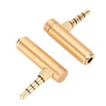 thumbnail image 1 of Sonew L-Shaped Male To Female Plug Audio Cable , Stereo Connector, Digital Cameras Laptops Desktops For Mobile Phones, 1 of 8