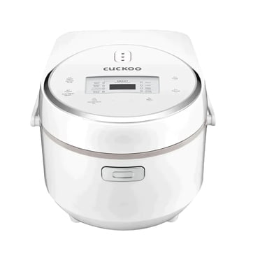 Cuckoo CR-0810F 8 Cup Micom Rice Cooker and Warmer, 9 Menu Options, Nonstick Inner Pot, White