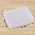 thumbnail image 3 of Rectangular Plastic Transparent Box, with Cover for Storage, Clear Plastic Storage Box with Lid, Small Flat Container for Teaching Equipment and Experiment Organization, Kingtowag, 3 of 5