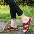 thumbnail image 2 of Summer New Style Plus Size Casual Wedge Heel Adult Womens In-line Sandals, 2 of 9
