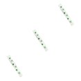 thumbnail image 1 of Decodeary PU for Golf Alignment Stick Cover Case Waterproof Holder Premium Embroidered White 14.17x1.97 Inch 3Set, 1 of 6