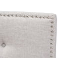 thumbnail image 4 of Baxton Studio Windsor Tufted Full Panel Headboard in Grayish Beige, 4 of 6