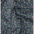 thumbnail image 1 of Soimoi Blue Cotton Poplin Fabric Insect Fabric Prints by Yard 42 Inch Wide, 1 of 6