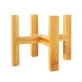 thumbnail image 1 of Wooden Plant Holder Flower , Flower Stand Display Pot Tray for Indoor, 1 of 8