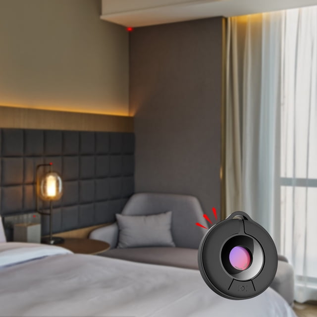 TopLLC Camera Detector Protable Counterspy Detector Guard Against Peeping Applicable To The Hotel Infrared Optical Detection Stereoscopic Induction Technique