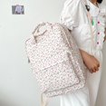 thumbnail image 3 of Fashion Floral Backpack Large Capacity Student Shoulder School Bag (A), 3 of 9