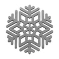 thumbnail image 2 of Cagogo under $5 Snowflake Placemats, Snowflake Dining Table Mats Heat Insulating Mats, Geometric Snowflake Pattern Bowl Mats, Kitchen Hollow Out Saucer Placemats, 2 of 6