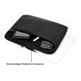 thumbnail image 4 of 14 inch Laptop Sleeve Case - Protective Sleeve Bag for 14" Notebook Computer, Water-Resistant Portable Slim Case (Black), 4 of 5