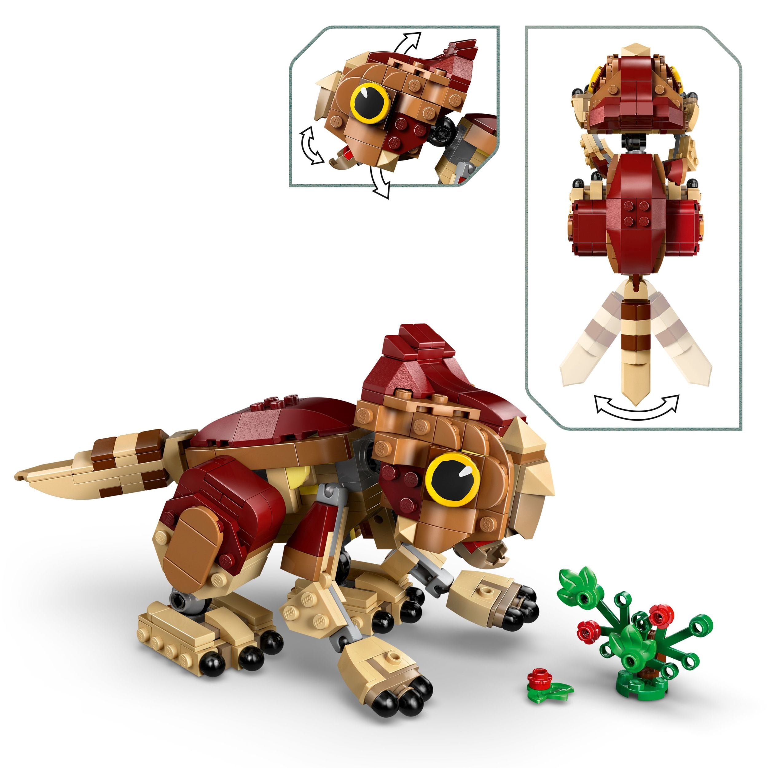 LEGO Jurassic World Bébé Dinosaure Dolores : Aquilops, Ensemble de Jouet 76970