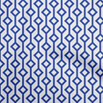 thumbnail image 1 of oneOone Velvet Medium Blue Fabric Geometric Sewing Material Print Fabric By The Yard 58 Inch Wide, 1 of 4