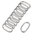 thumbnail image 1 of Unique Bargains 32x15mm Oval Buckles Iron Electroplating Silver Tone 10 Pack, 1 of 4