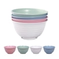 thumbnail image 4 of Gspmoly Microwave-safe Plastic Bowls, Dishwasher Safe Large Cereal Bowls, Set of 4, 4 of 9
