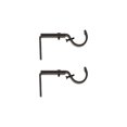 thumbnail image 1 of Home Trends Adjustable Drapery Brackets 3/4"-1" Bronze, 1 of 1
