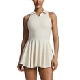 thumbnail image 2 of Miqool Robe de Golf et de Tennis pour Femme, Entraînement Athlétique, Robe d'Été, Col en V, Robe Portefeuille, Ligne A, Sans Manches, Robes Fluides, 2 of 9