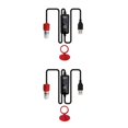 thumbnail image 1 of Ruiboury Compact Automatic Submersible Thermostat Heat Rod Water Aquarium Fish Tank Heater Heating Performance 10W 2Set, 1 of 1