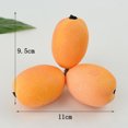 thumbnail image 3 of Coofit Faux Fruit Simulated Loquat Decorative Foam Artificial Fruit Fake Fruit Prop, 3 of 9
