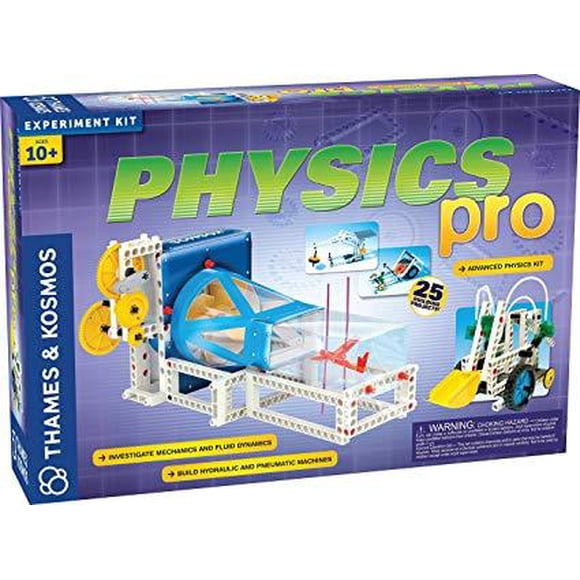 Thames & Kosmos Physique Pro (V 2.0) Trousse Scientifique / Manuel Couleur de 96 Pages / 31 Expériences / Trousse d'Éducation en Physique Avancée / Lauréat du Prix Argent Parents Choice
