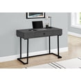 thumbnail image 1 of Monarch Specialties Computer Desk, Home Office, Laptop, Storage Drawers, 42"l, Work, Metal, Laminate, Grey, Black, Contemporary, Modern, 1 of 9