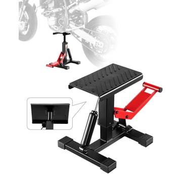 VEVOR Dirt Bike Lift Stand 440 LBS Adjustable Hydraulic Lift Jack for Motorcycle Hoist