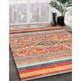 thumbnail image 2 of Ahgly Company Indoor Round Abstract Red Abstract Area Rugs, 6' Round, 2 of 6