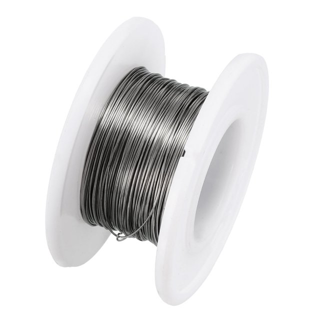 Unique Bargains 0.32mm 28AWG Superfine Heating Wire FeCrAl Resistor Wire for Heating Elements 49ft Long