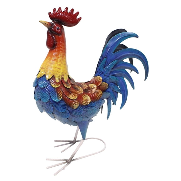 Angelo Décor Metal Chicken Statue