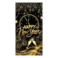 thumbnail image 1 of Qiulaii 3 Pcs Décorations de Rideau de Porte de Noël, Housse de Fond de Scène des Fêtes Imperméable, Décor Festif Réutilisable pour la Maison et la Vitrine 35*71 Po, 1 of 6