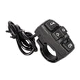 thumbnail image 2 of Becaristey Electric Scooter Light Switch IP64 Waterproof Motorcycle Handlebar Button Turn Lights Control Module E-bike Replacement Part 48V, 2 of 6