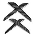 thumbnail image 4 of 4Pcs Carbon Fiber Door Edge Guard Bumper Protector Strips Trim Cover Car Universal, 4 of 9