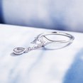 thumbnail image 4 of MasteelfCA Women Fashion Heart Love with Extension Chain Rings Simple Waterdrop Finger Ring for Christmas Gift, 4 of 7
