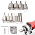 thumbnail image 3 of Lefu 3mm-25mm Diamond Burr Grinding Bit Fine Sand Cylinder Concave for Bead Shaping, 3 of 8