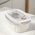 thumbnail image 1 of SuoKom Airtight Rice Dispenser 锛孋over Rice Bucket for Cereal Grain Flour Rice Beans Pet Food Countertoplarge Rice Storage Container with Lid,Proof Household Cereal, 1 of 7