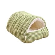 Amzcrzy Home and Kitchen, Bedding, Air Mattresses & Accessories, Gifts for Women, Pet Bed Pet Villa Cats Bed Bed Removable Dog Bed Winter Warm Cats Bed Two Purpose Pet Nests Pet Mat Fabric Pets Bed
