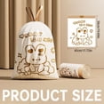 thumbnail image 3 of Plertrvy Printed Drawstring Garbage Bags, Large Size, Heat Resistant, 100 Pieces,Non Tear Garbage Bag Household Handheld Thickened Kitchen and Bathroom Large Plastic Bag Cleaning Bag, 3 of 7