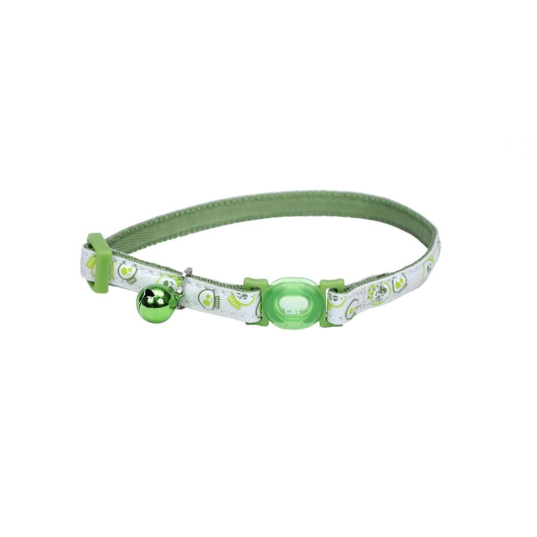 Pet Attire Collier de chat Safety Glow Crânes de Chaux