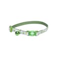 thumbnail image 1 of Pet Attire Collier de chat Safety Glow Crânes de Chaux, 1 of 6