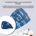 thumbnail image 2 of destyer Gourd Caps Nurse Durability Pure Color Button Professional Assorted Colors Tie Back Work Uniform Operating Hats L18, 2 of 6