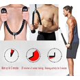 thumbnail image 2 of Triceps Cable Rope Nylon 70/90Cm Biceps Triceps Rope Cable Pull Fitness Cable Pull Handle With Non-Slip Double Handle For Workout Fitness, 2 of 6