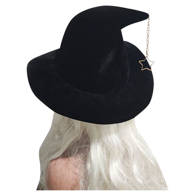 Elegant Hat with Star Pendant for Stage and Dress Up