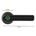 thumbnail image 3 of COFEST Smart Door Lock， Keyless Fingerprint and Touchscreen， Secure Bluetooth， Easy Install， Digital Door Lock， Great for Home， Apartment， Hotel and Office Black, 3 of 8