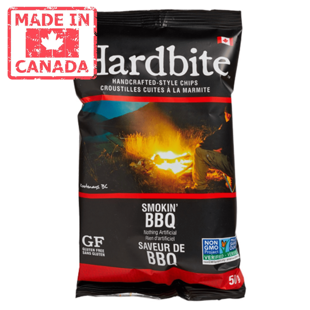 Chips Hardbite Croustilles Bbq Fumées / 50 G/unité, 30 Unités/caisse