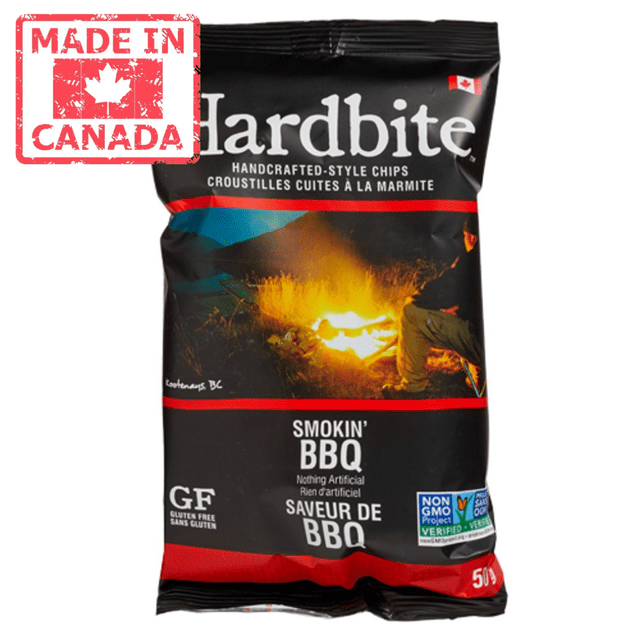 Hardbite Chips Smokin' Bbq Potato Chips | 50G/Unit, 30 Units/Case